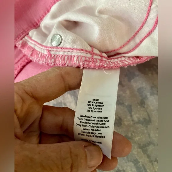 Talbots slim ankle jeans pink 2P - Picture 5 of 5